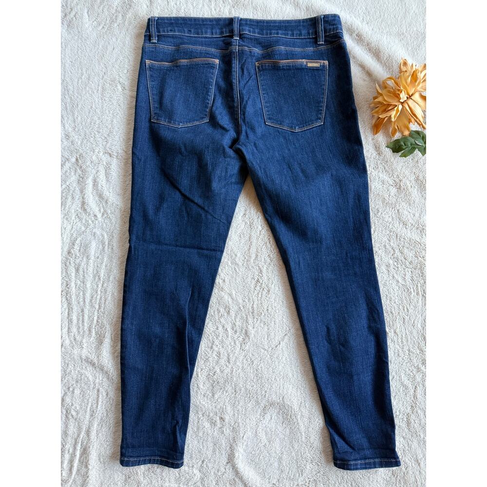 WHBM White House Black Market Skinny Leg Crop Jeans Size 12R - Picture 5 of 6
